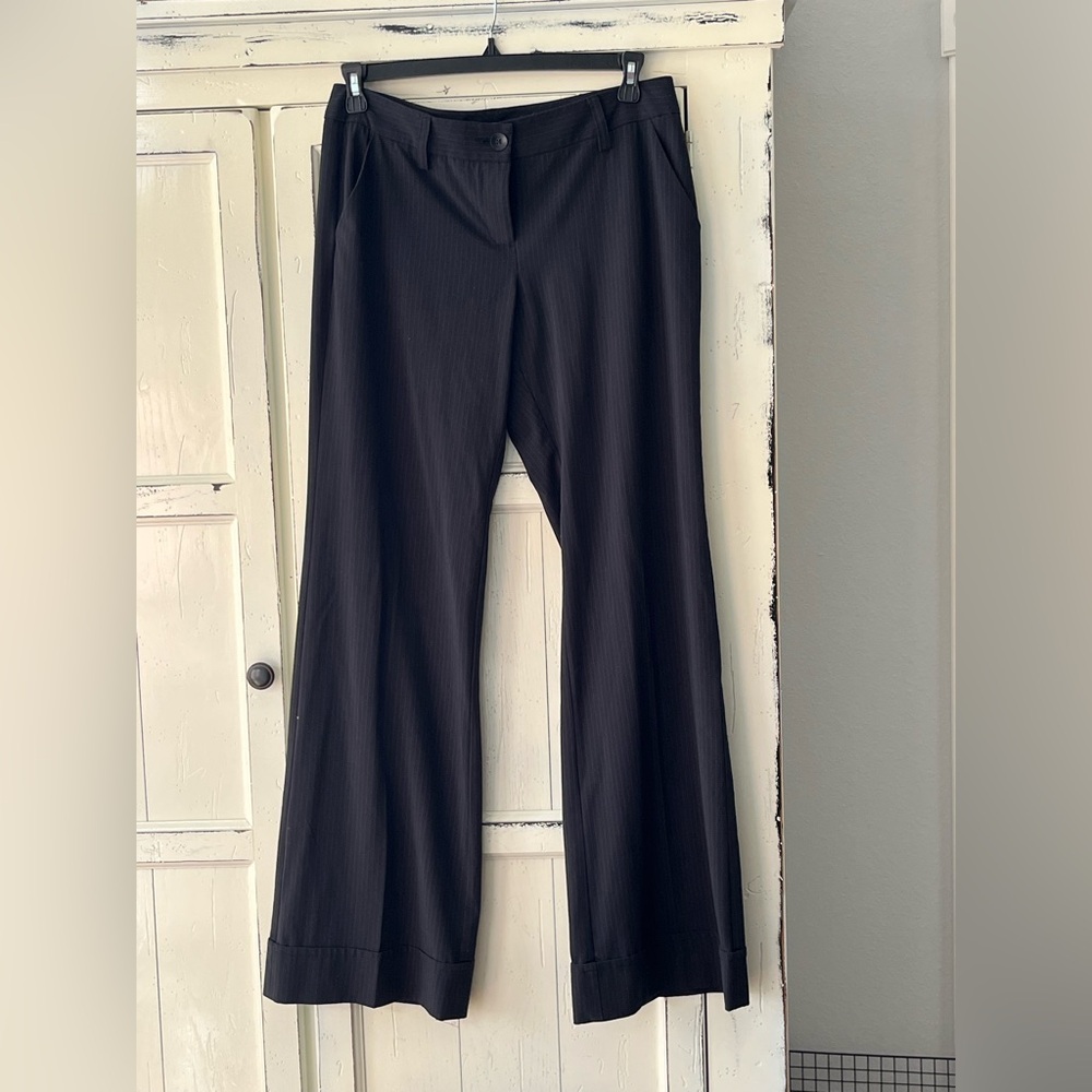 EUC CAbi Pinstripe Pants Size 10